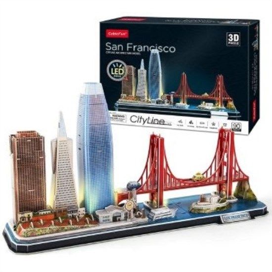 LED City Line San Francisco - Puzzle 3D2