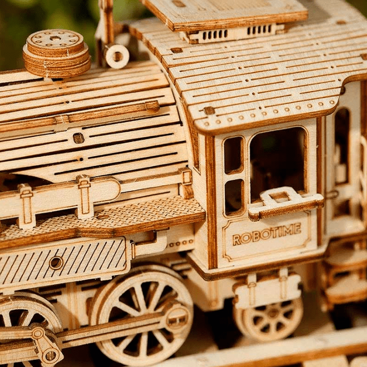 Tren Locomotora - Puzzle 3D Madera2