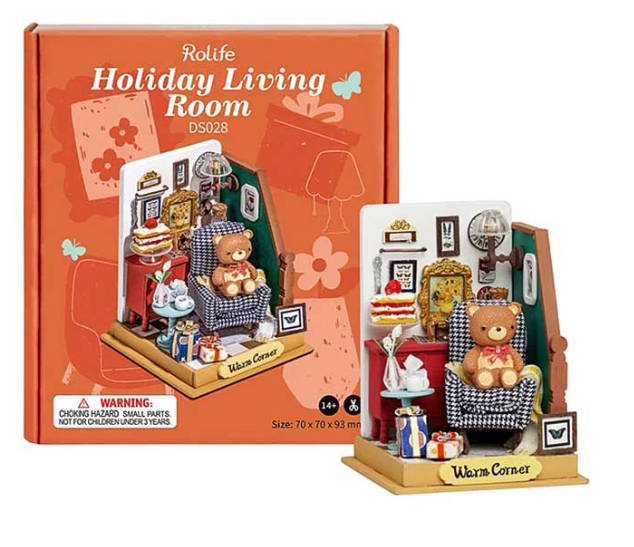 Holiday Living Room - Casita Miniatura2