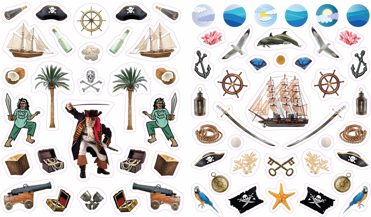 Libro Eyelike Stickers: Piratas2