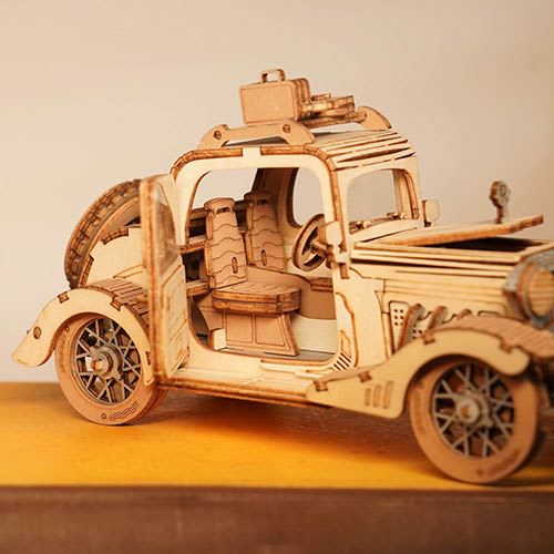 Auto Antiguo - Puzzle 3D2