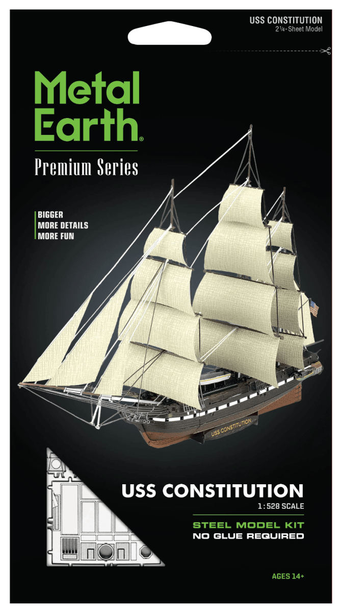 USS Constitution - Puzzle 3D Metal2