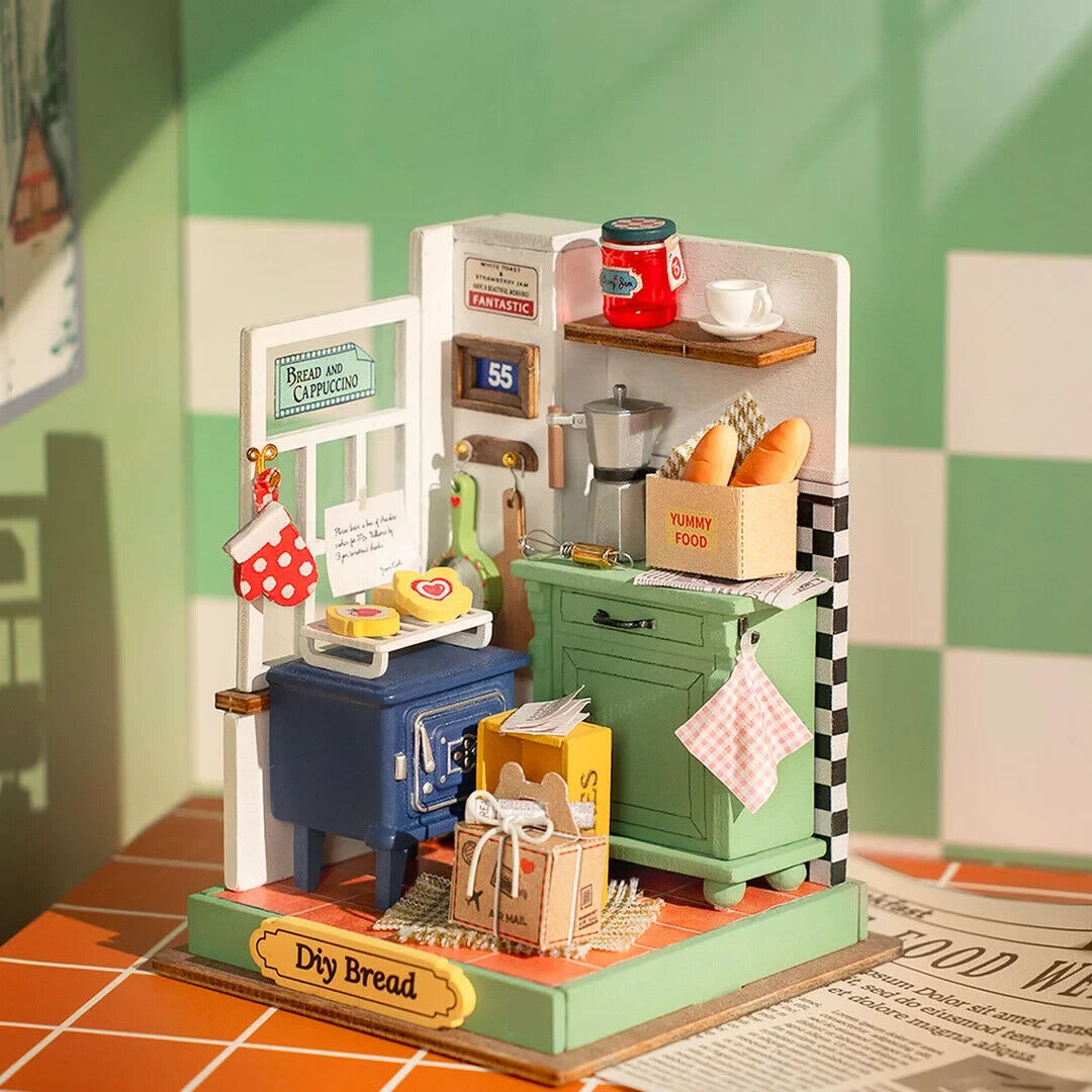Afternoon Baking Time - Casita Miniatura Armable2
