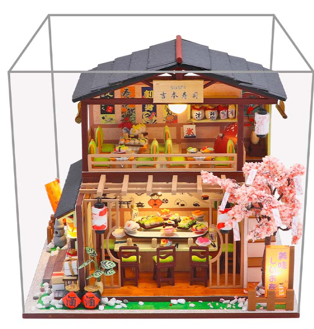 Gibbon Sushi - Casita Miniatura2