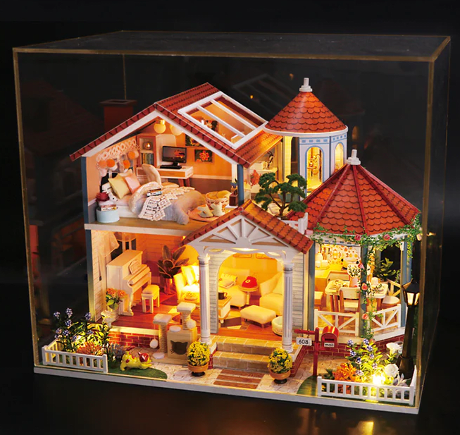 Coloured Glaze Time - Casita Miniatura2