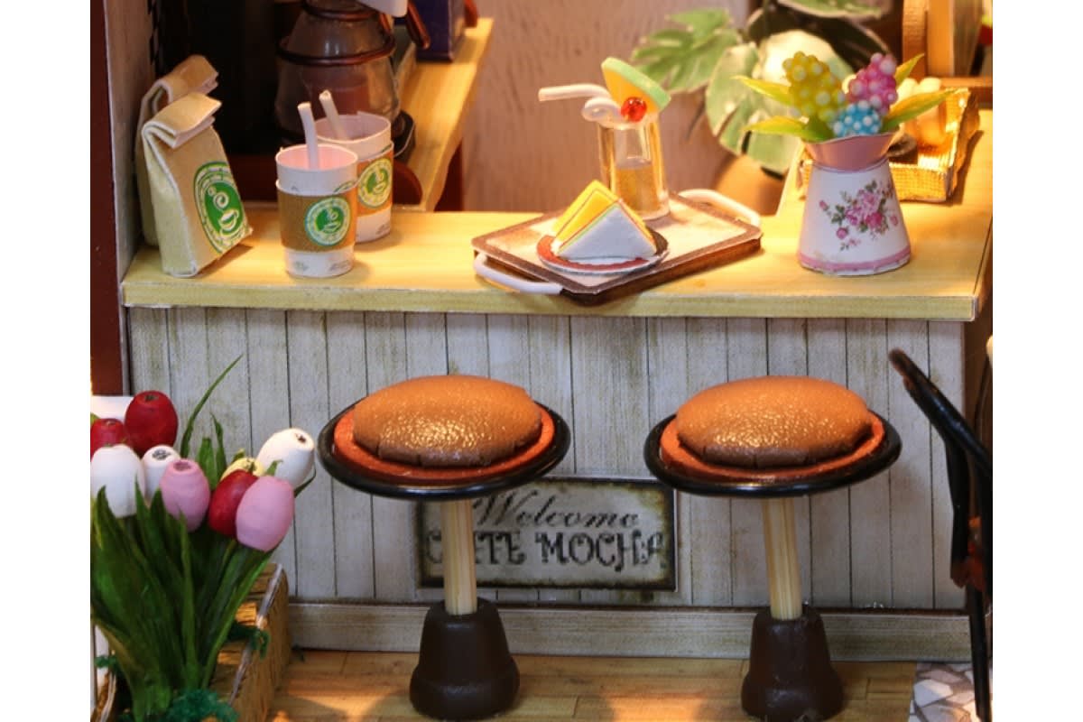 Cafeteria Coffee Time - Casita Miniatura2