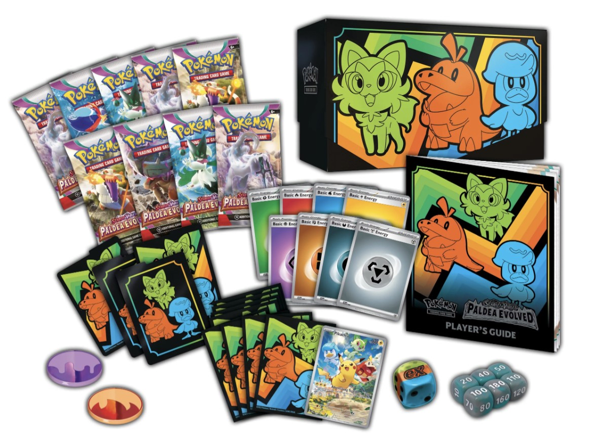 Caja de Entrenador Elite Evoluciones en Paldea - Pokemon2