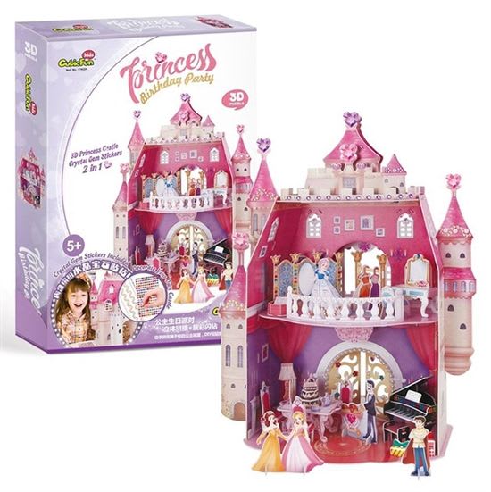 Castillo Armable Pricess Birthday Party - Puzzle 3D2