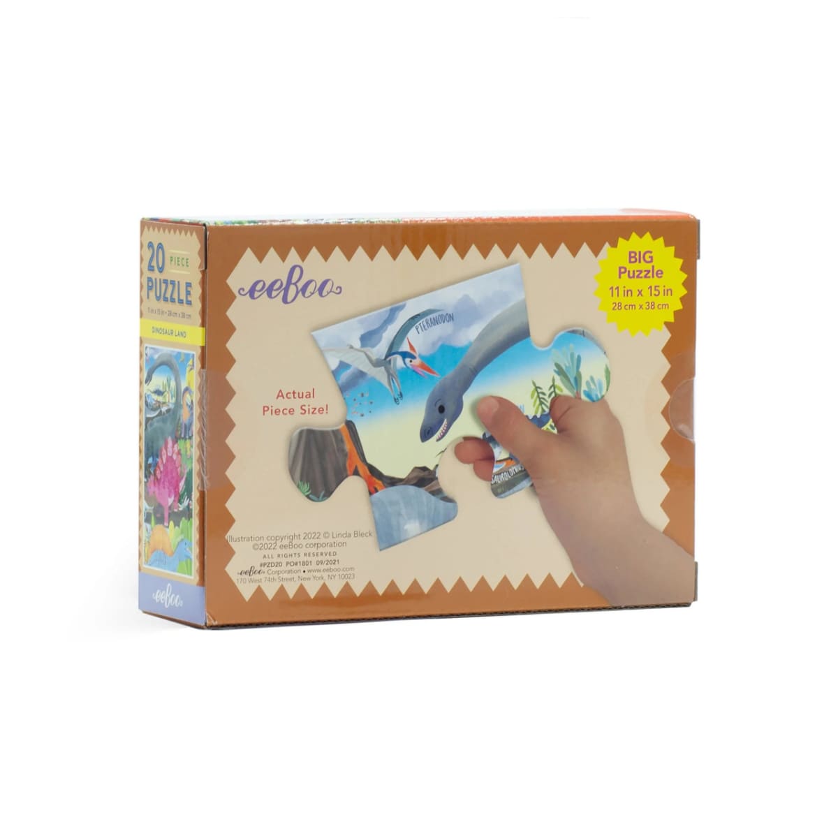 Puzzle 20 piezas Tierra de Dinosaurios2