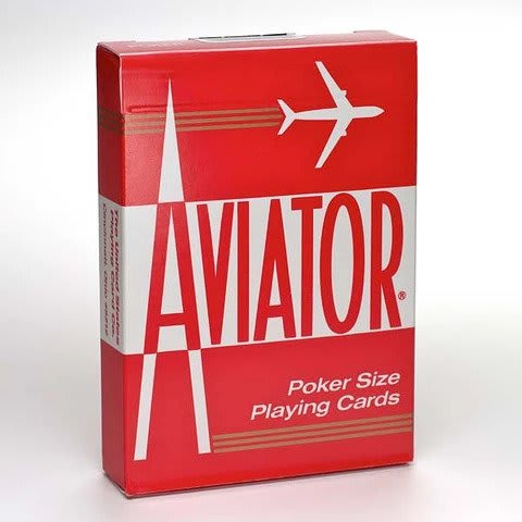 Naipe - Bicycle - Aviator Standard Red2