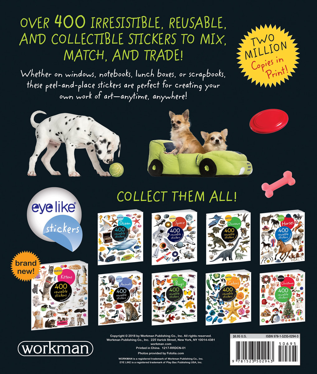 Libro Eyelike Stickers: Puppies3