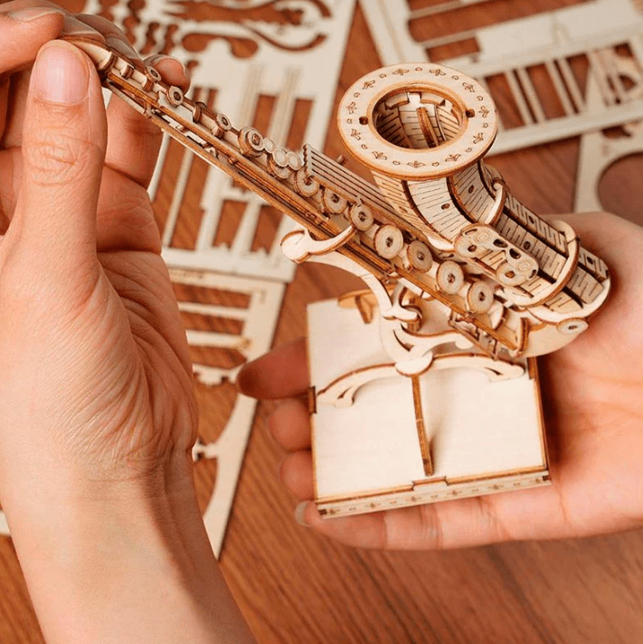 Saxofón - Puzzle 3D3