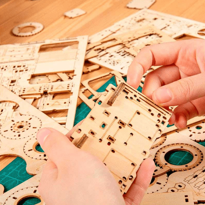 Tren Locomotora - Puzzle 3D Madera3