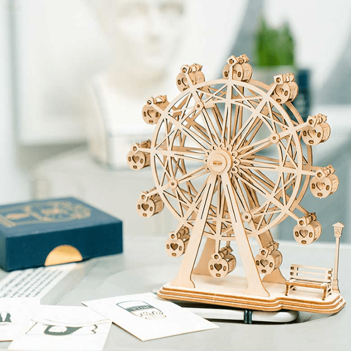 Rueda de Chicago de Madera Armable3