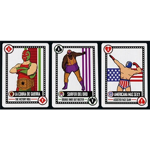 Naipe - Bicycle - Luchadores3