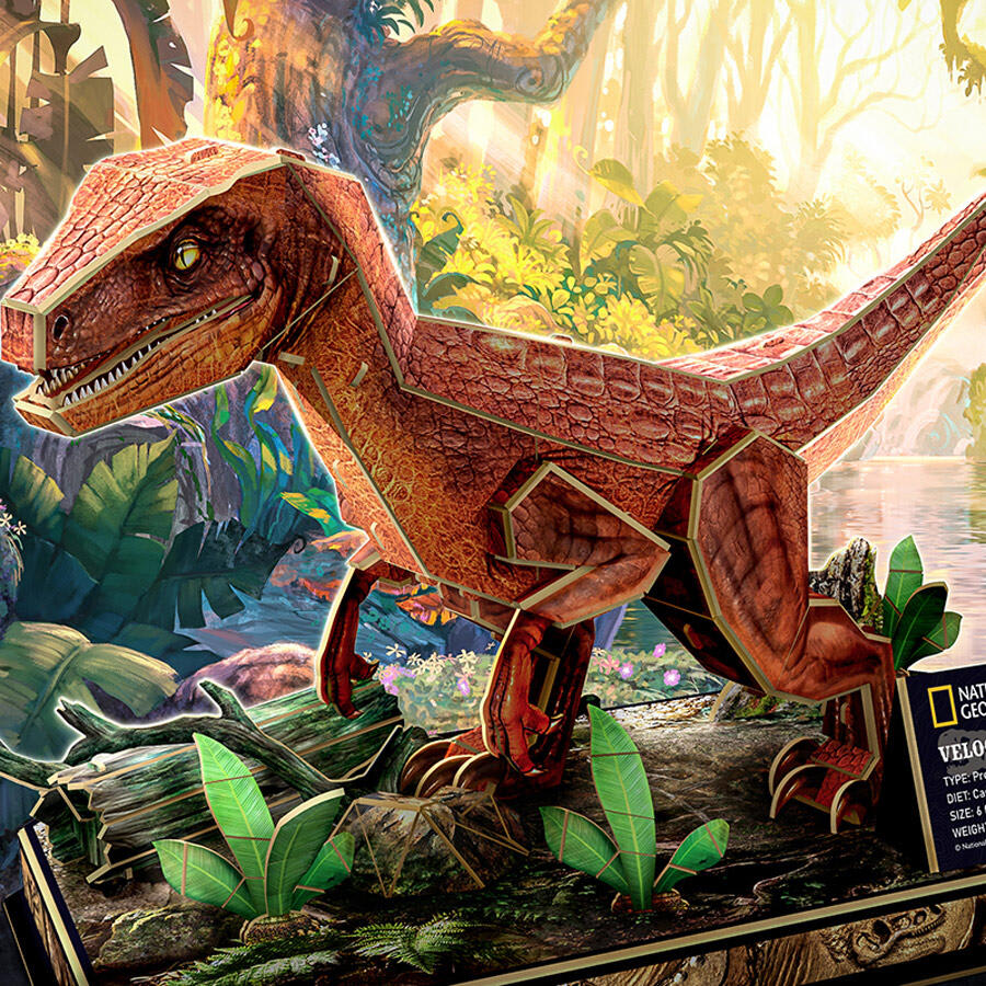 Velociraptor - Puzzle 3D3