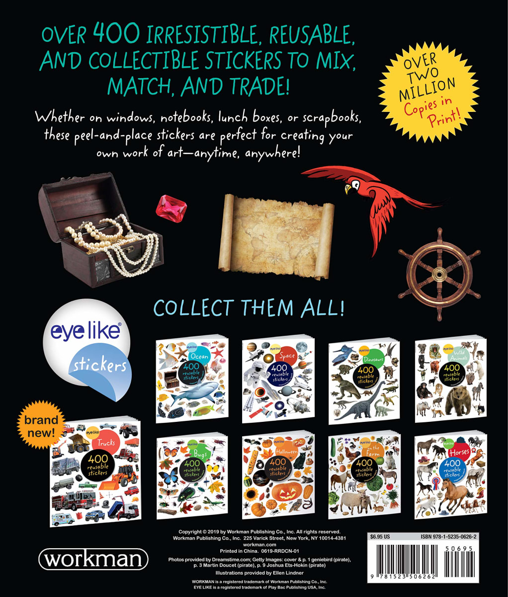 Libro Eyelike Stickers: Piratas3