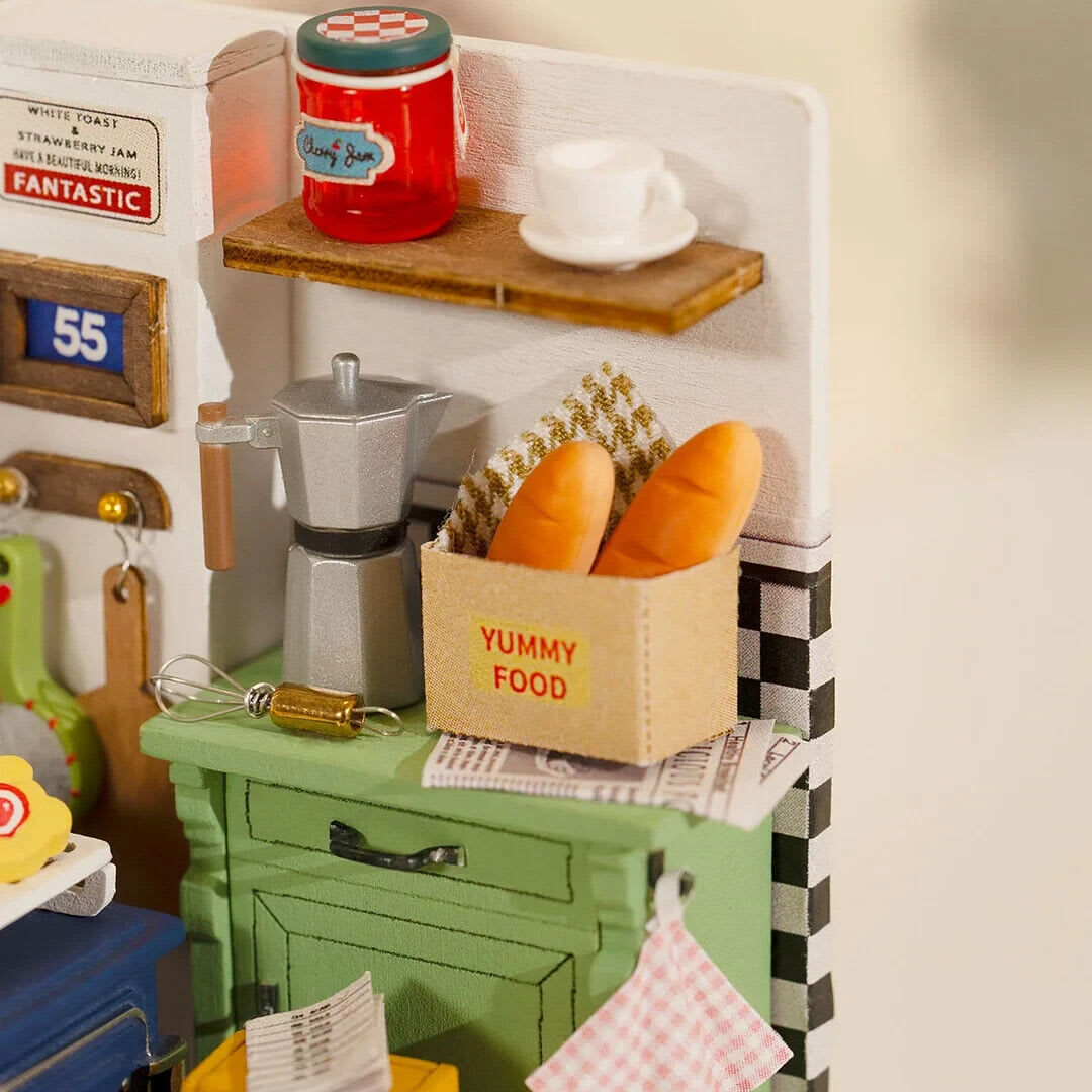Afternoon Baking Time - Casita Miniatura Armable3