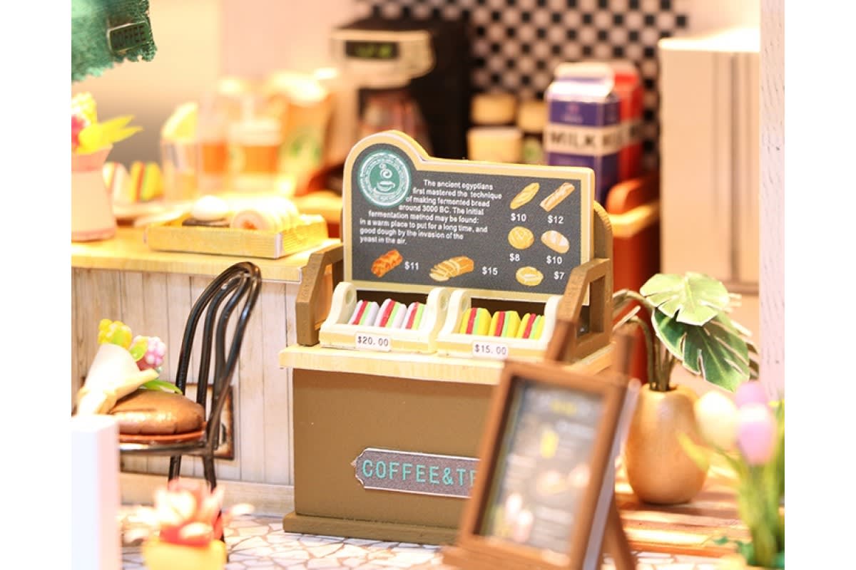 Cafeteria Coffee Time - Casita Miniatura3
