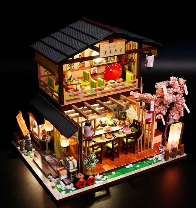 Gibbon Sushi - Casita Miniatura3