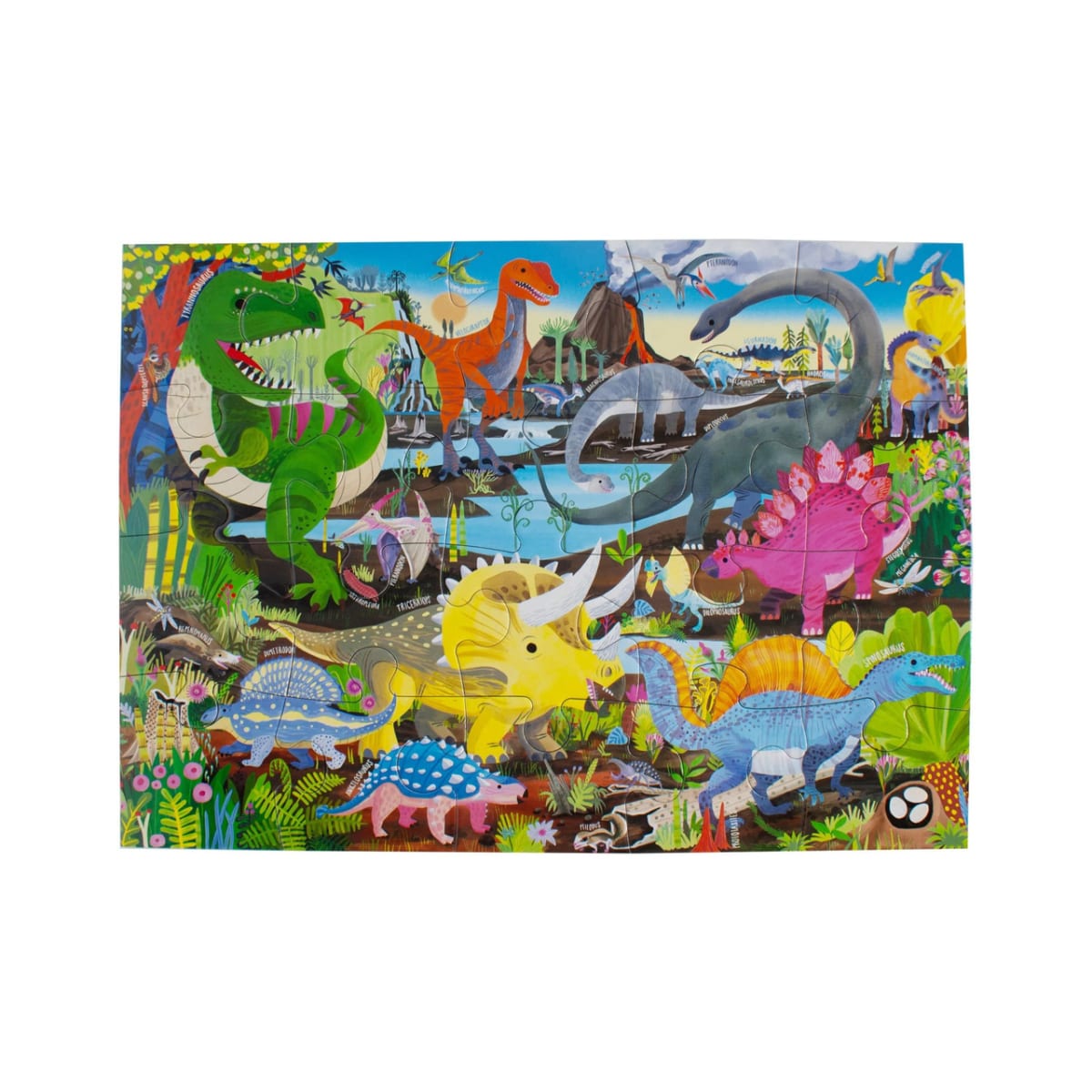 Puzzle 20 piezas Tierra de Dinosaurios3