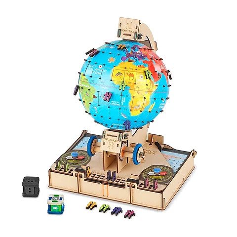 Globo Terraqueo Educativo Armable3