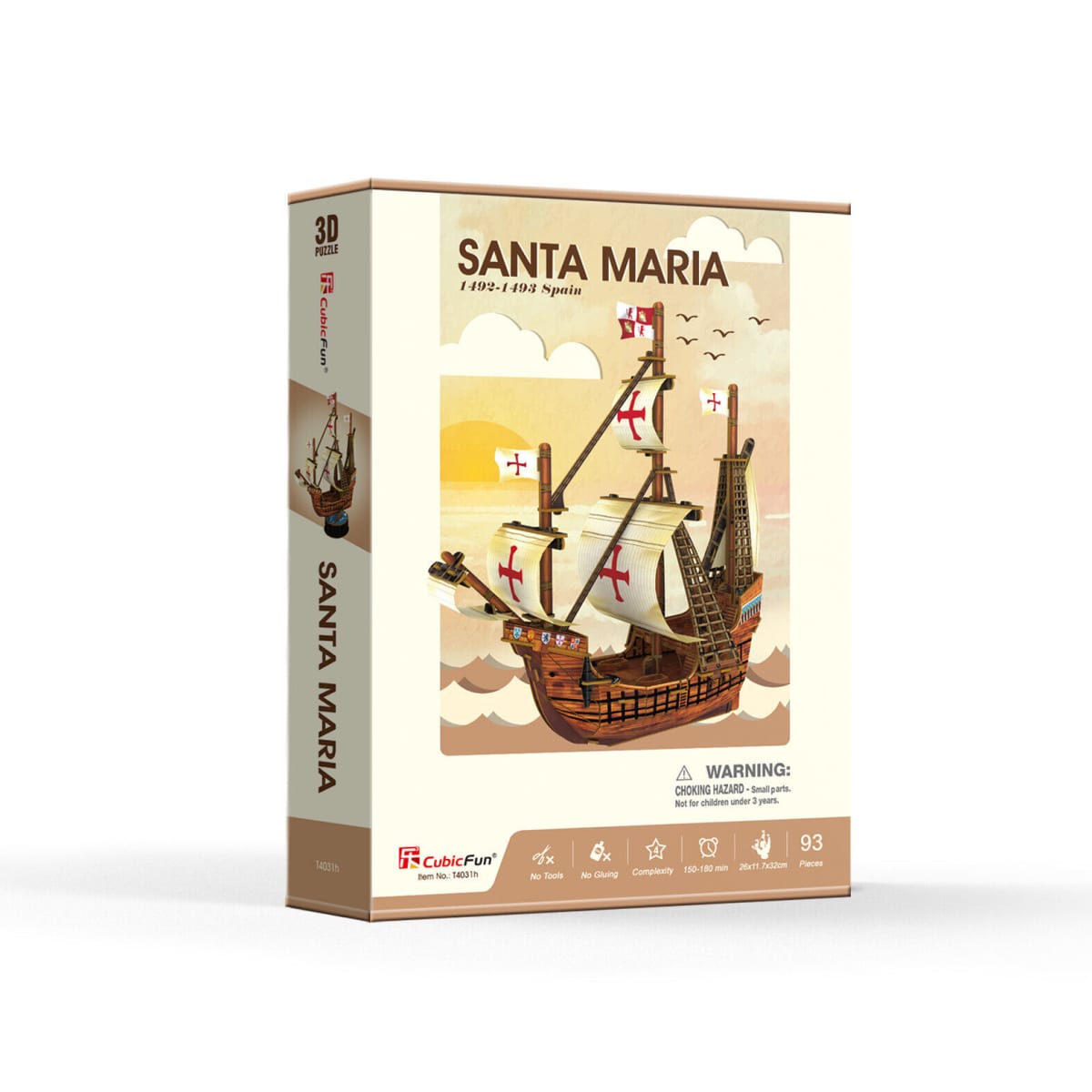 Barco Santa María - Puzzle 3D3