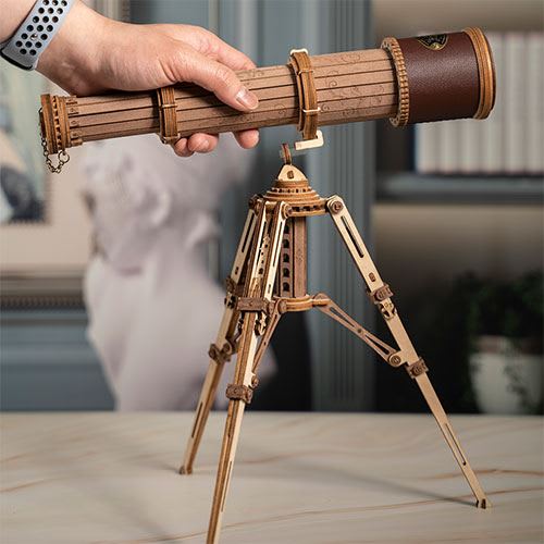 Telescopio de madera - Puzzle 3D3
