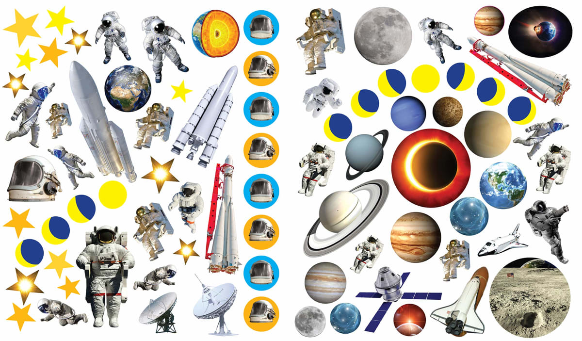 Libro Eyelike Stickers: Space3