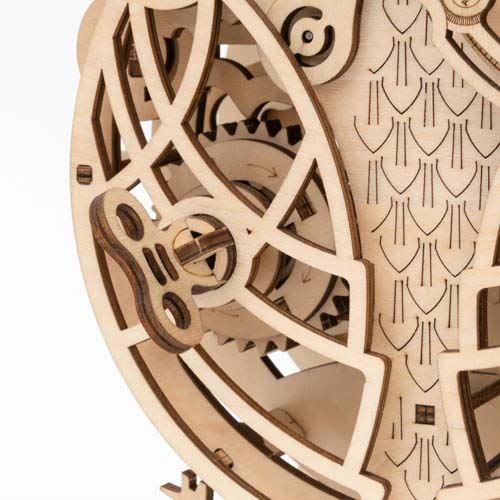 Reloj de Búho - Puzzle 3D Madera4
