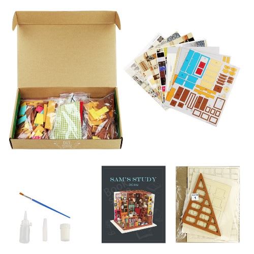 Sam's Study - Casita Miniatura4