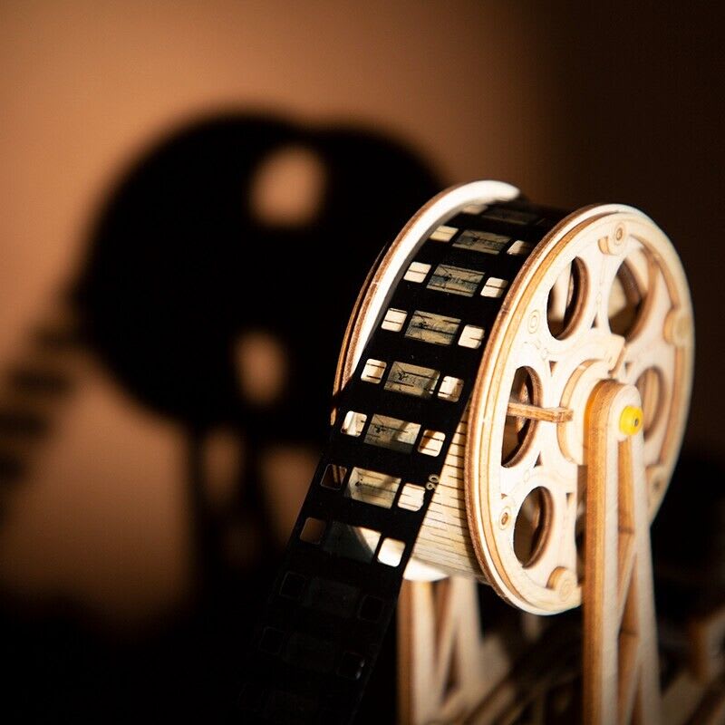 Proyector Vintage de Madera - Puzzle 3D4