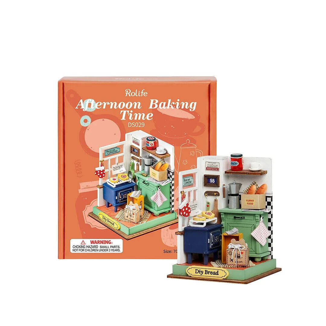 Afternoon Baking Time - Casita Miniatura Armable4