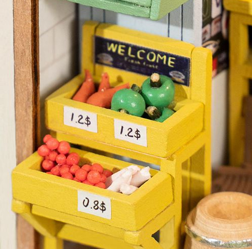 Morning Fruit Store  - Casita Miniatura4