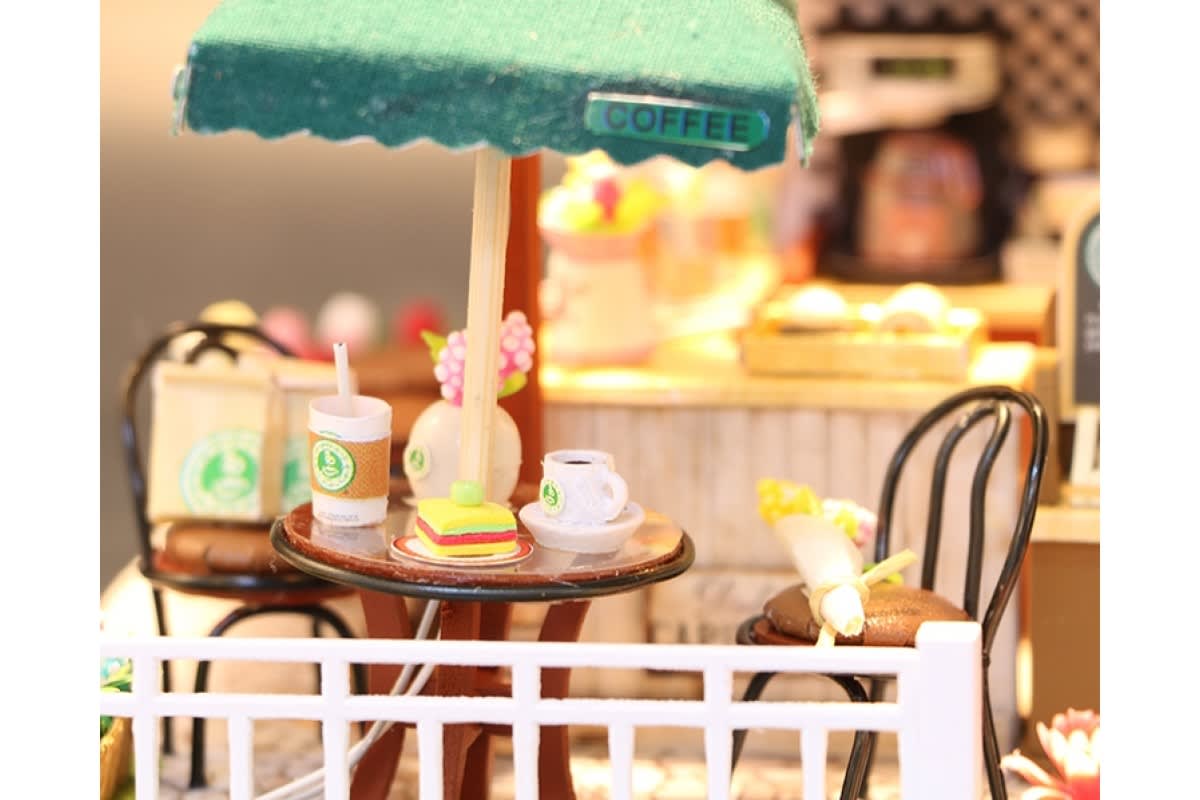 Cafeteria Coffee Time - Casita Miniatura4