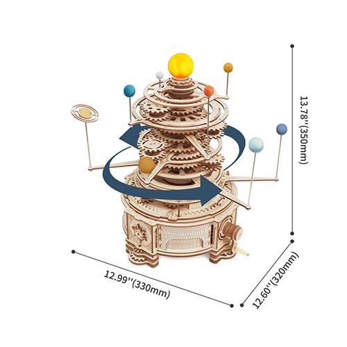 Planetario Sistema Solar Mecanico - Puzzle 3D4