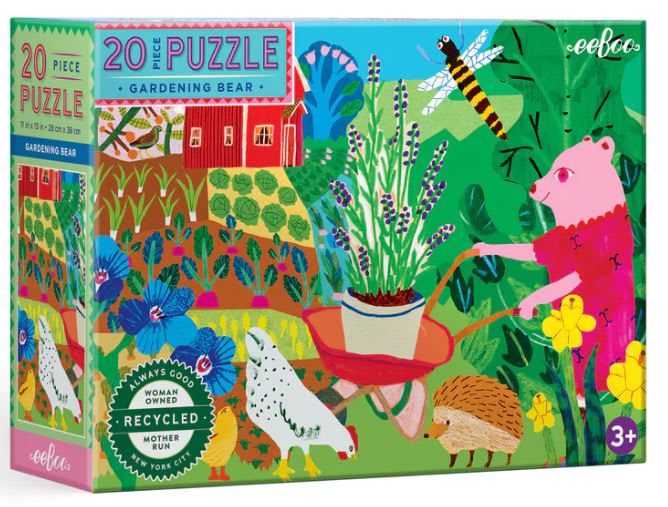 Eeboo: Gardening bear (20 pcs)1