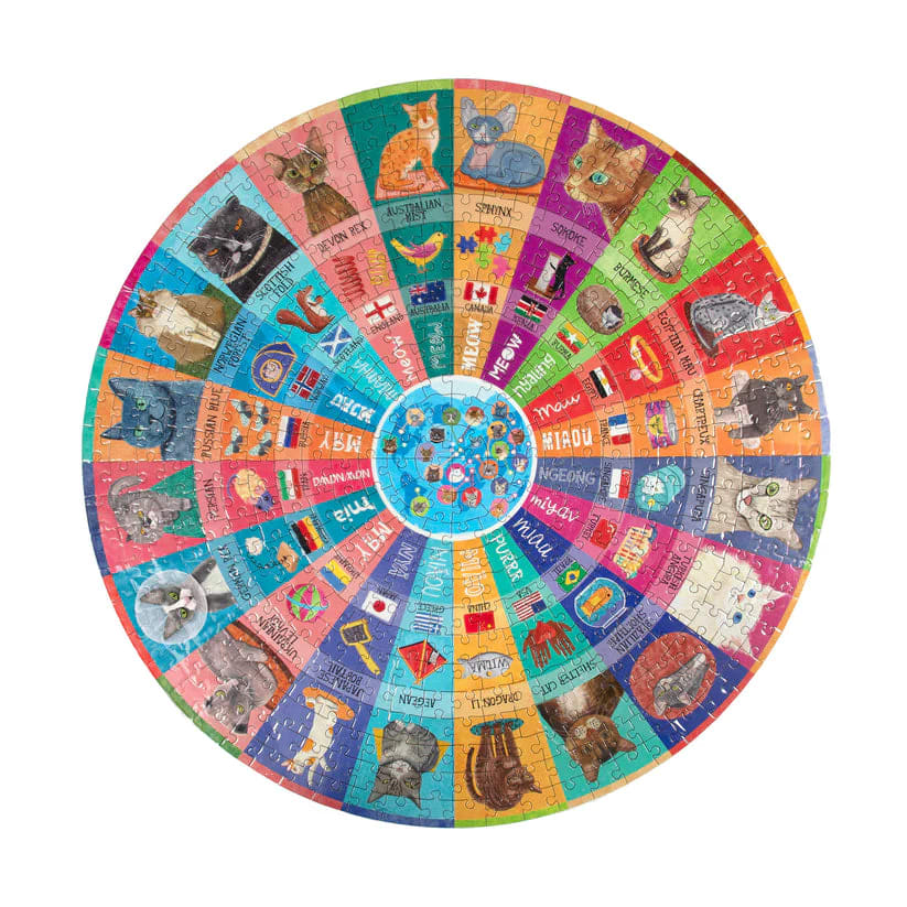 Eeboo: Cats of the world (500 pcs)2
