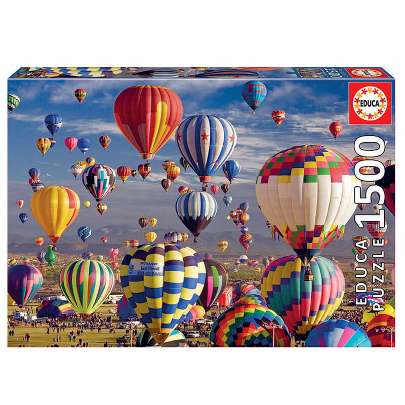 Educa: Globos aerostáticos (1500 pcs) - Puzzle 2D1