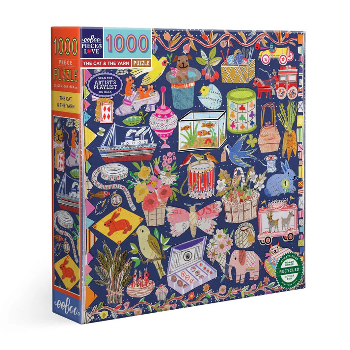 Eeboo: The Cat & the Yarn (1000 pcs)1