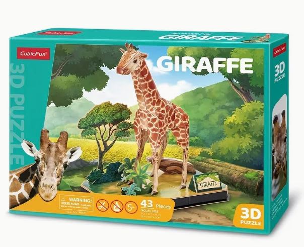 Jirafa - Puzzle 3D (43 pcs)3