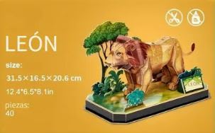Leon - Puzzle 3D (40 pcs)2