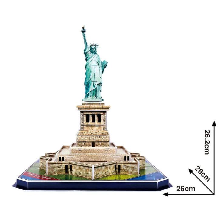 Estatua de la libertad Mediana - Puzzle 3D (39 pcs)2