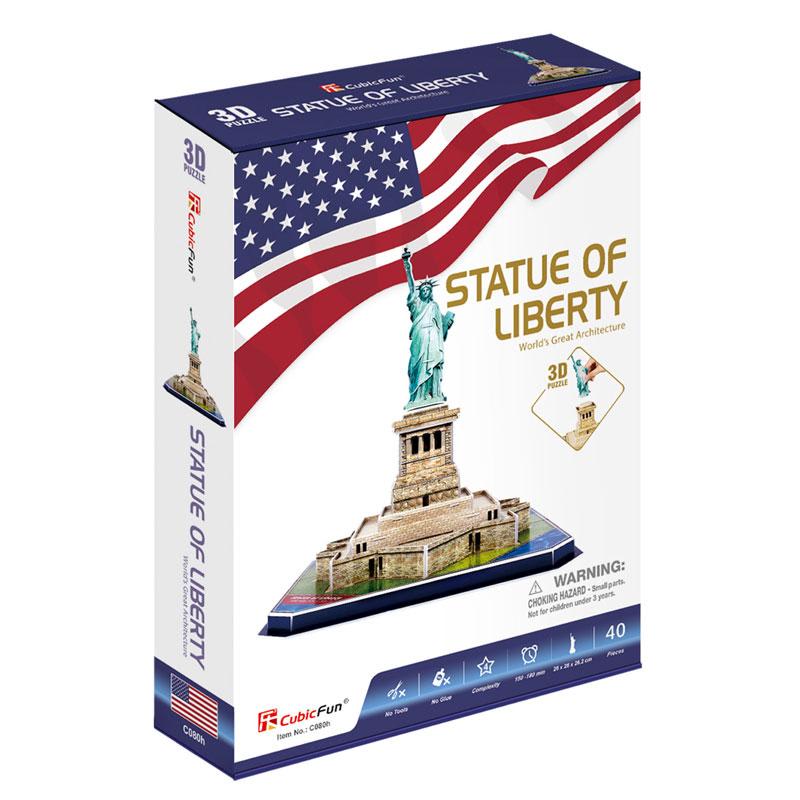 Estatua de la libertad Mediana - Puzzle 3D (39 pcs)3