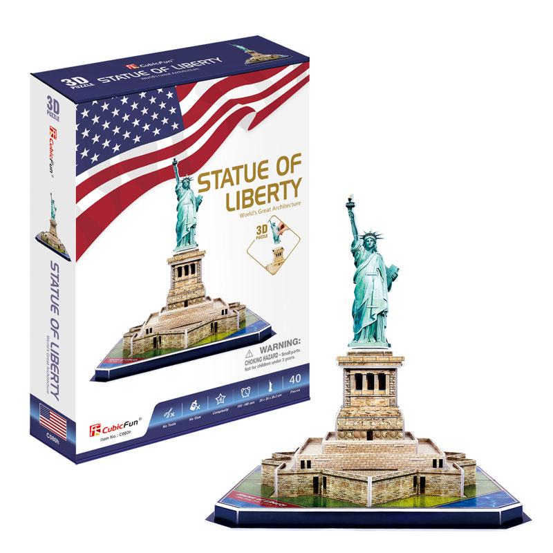 Estatua de la libertad Mediana - Puzzle 3D (39 pcs)1