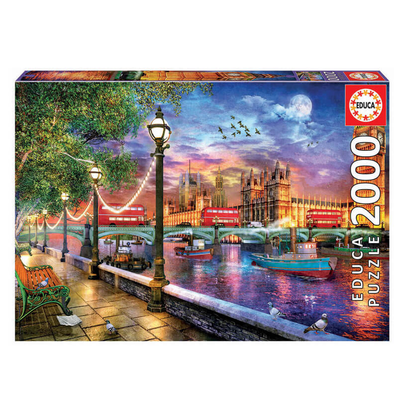 Educa: Londres al atardecer (2000 pcs) - Puzzle 2D1