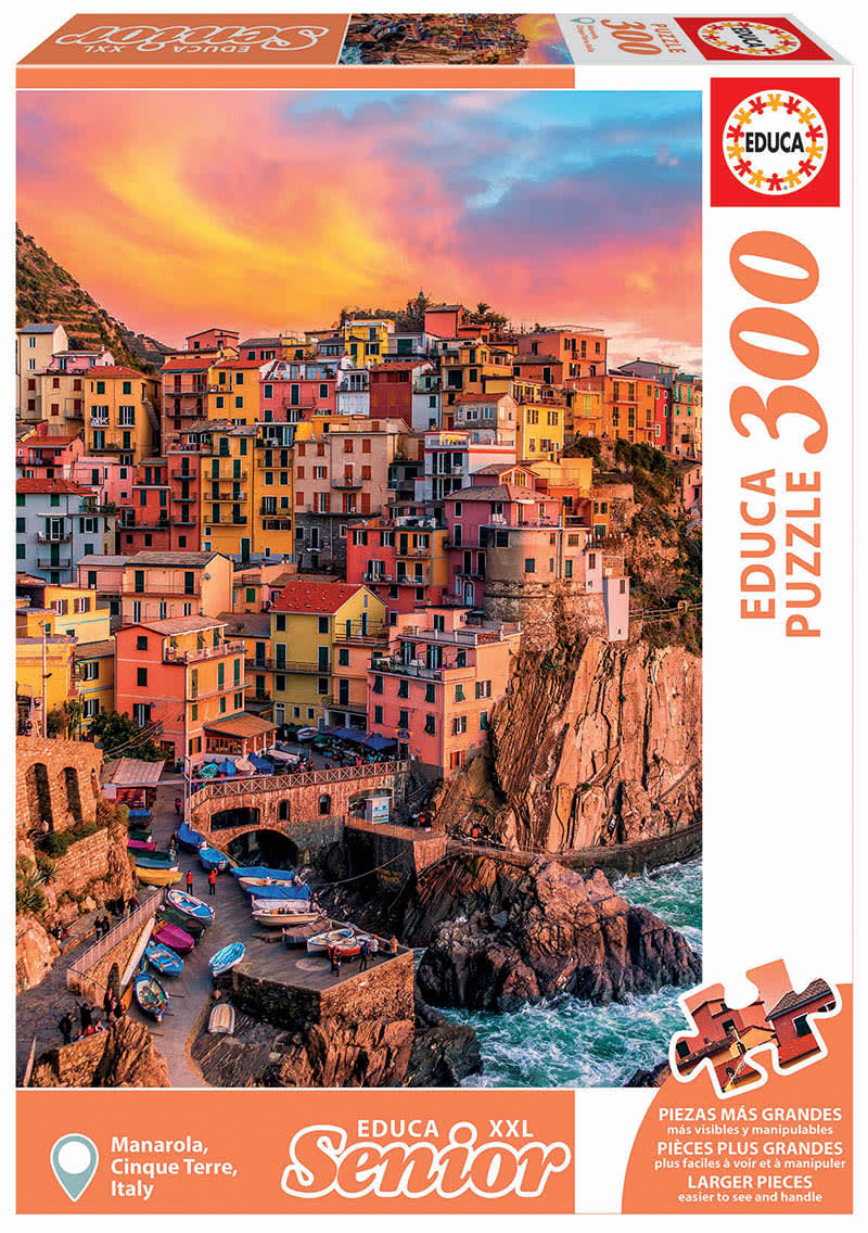 Educa: Manarola Cinque Terre, Italy (300 pcs) - Puzzle 2D1