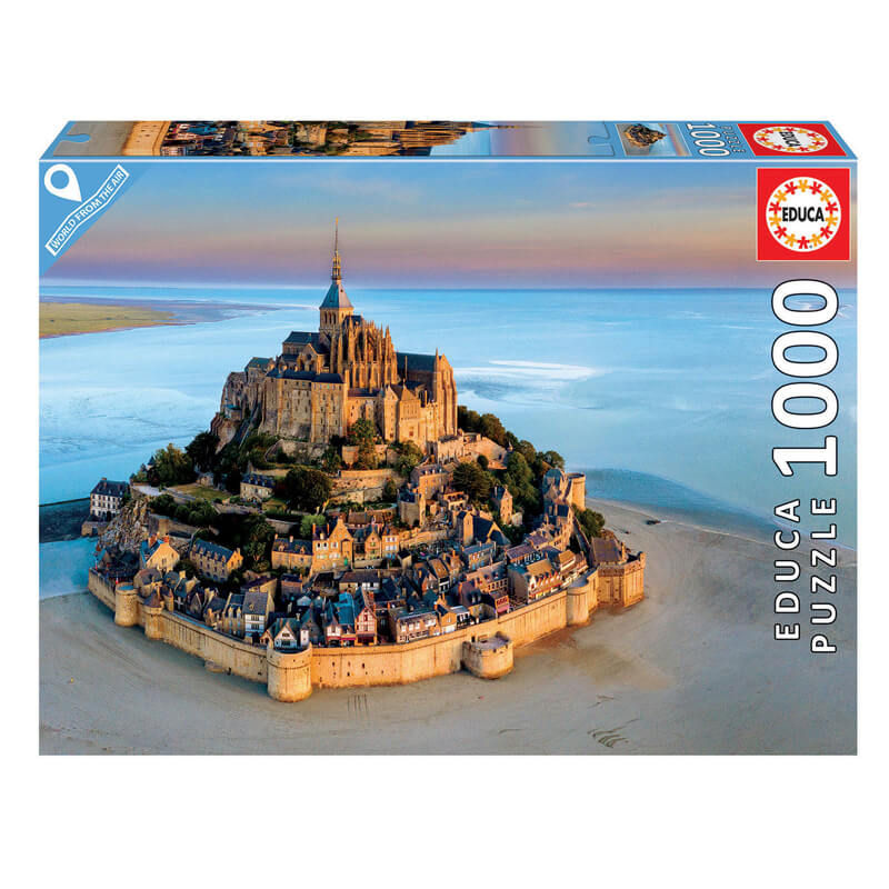 Educa: Mont Saint Michel (1000 pcs) - Puzzle 2D1