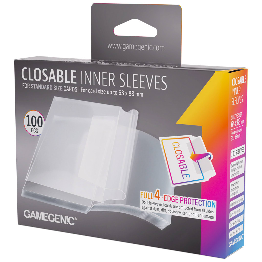 Gamegenic Standard Closable Inner Sleeves 1001