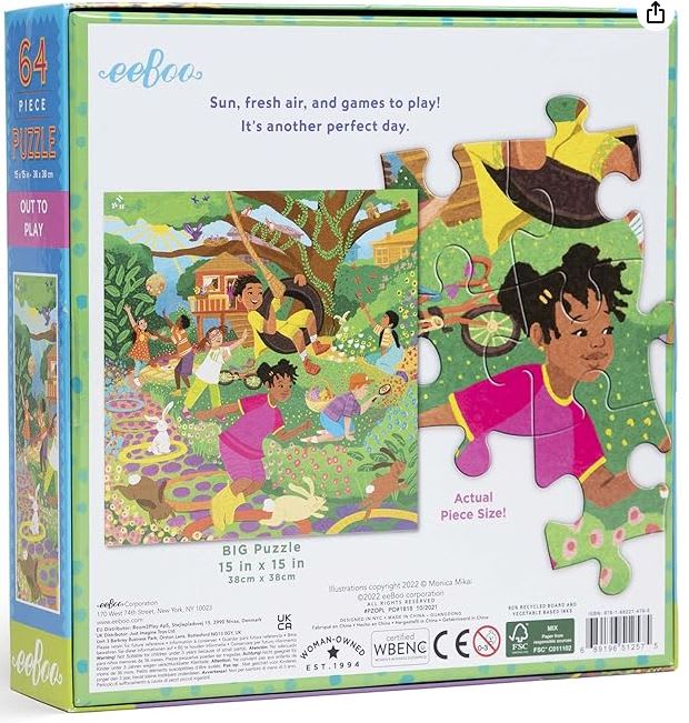 Eeboo: Out to play (64 pcs)2
